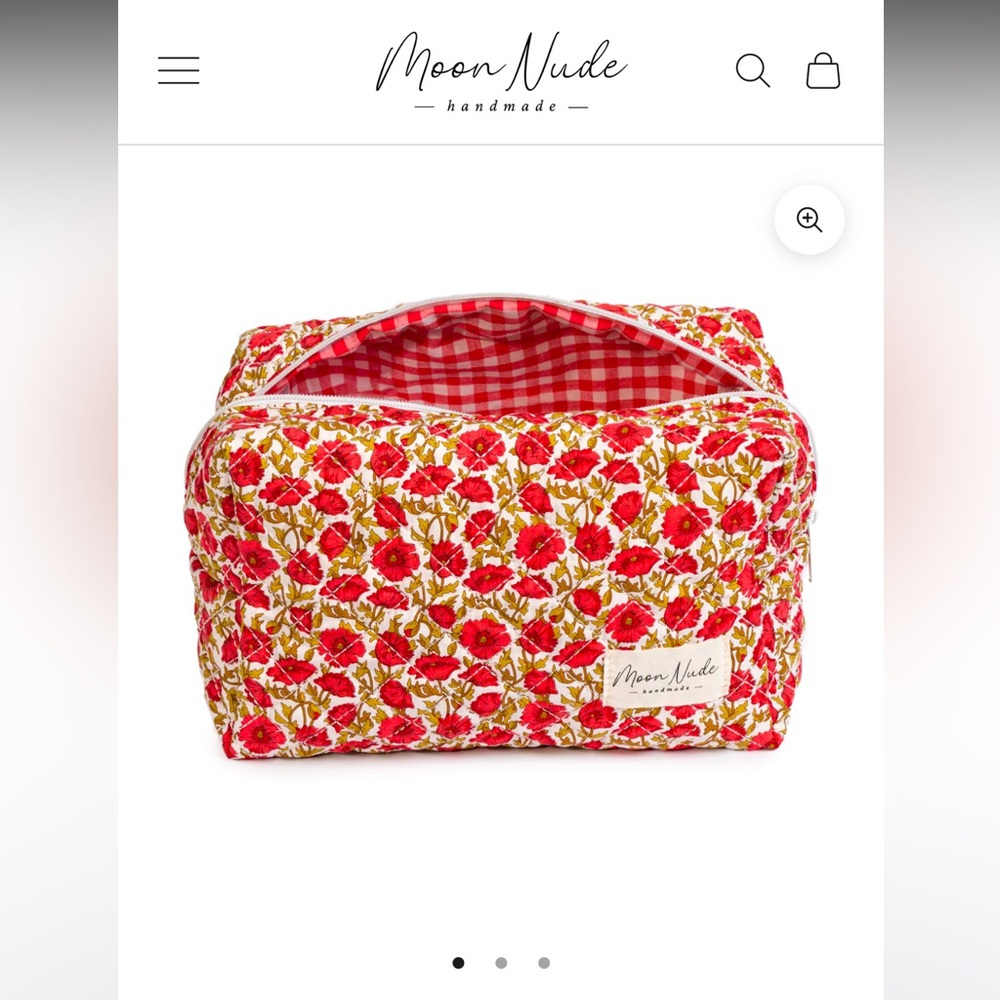 Moon Nude Poppy Large Makeup Bag